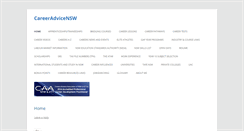 Desktop Screenshot of careeradvicensw.com